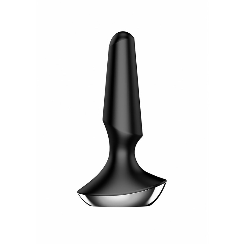 Satisfyer Plug-ilicious 2 Vibrating Anal Plug - Black Silicone and App gallery
