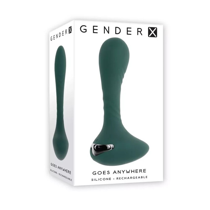 Gender X Goes Anywhere Rechargeable Silicone Anal Butt Plug FREE SHIPPING