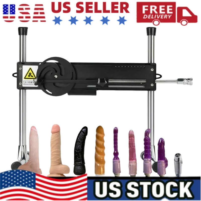 Jessky Sex Love Machine with 8 Dildos Wire-controlled Machine Powerfull & Quiet