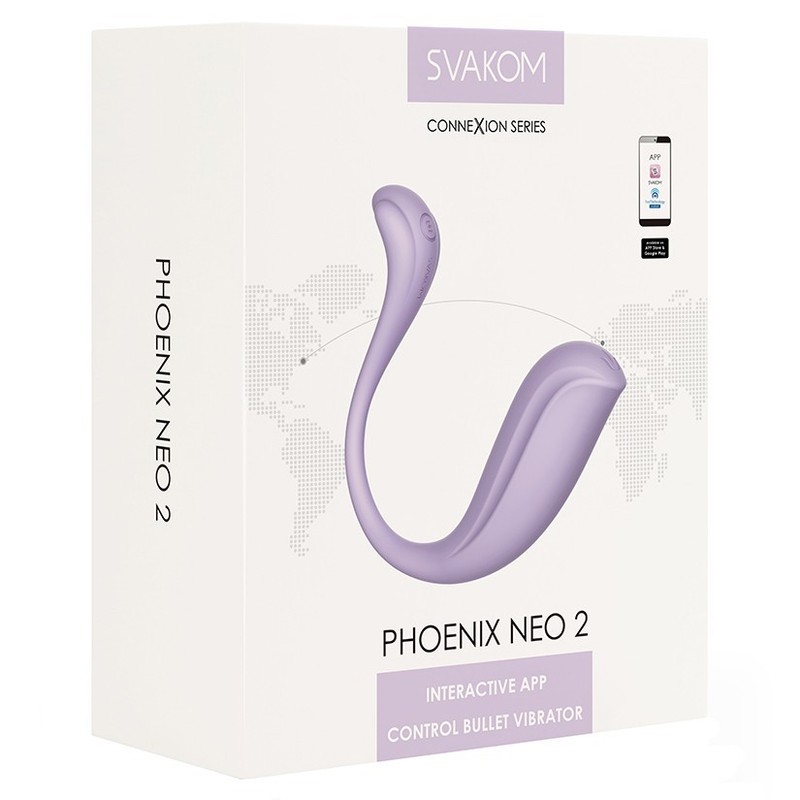 Svakom Phoenix Neo 2 App Control Bullet Vibrator with Remote – Discreet