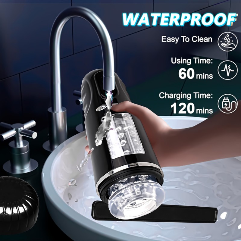 3in1 Automatic Male Masturbaters Cup HandsFree Rotate Thrusting Oral Men Sex Toy gallery