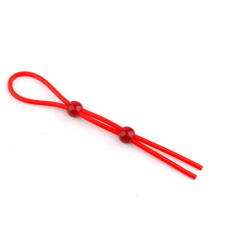 Lasso Style Silicone Adjustable Cock Constriction Loop Stronger Erections