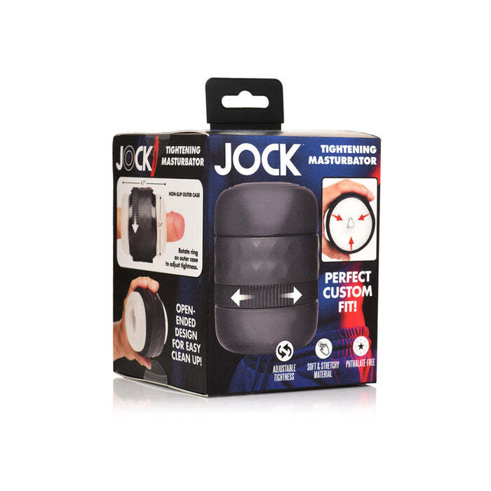 Jock Squeezable Tunnel Double Tightenin Male Masturbator Stroker Cup Sex Toy Men gallery