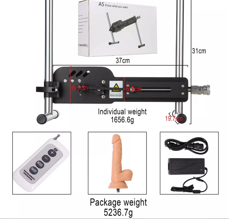 Automatic Sex Machine Thrusting Machine with Dildos Remote Control for Women Men gallery
