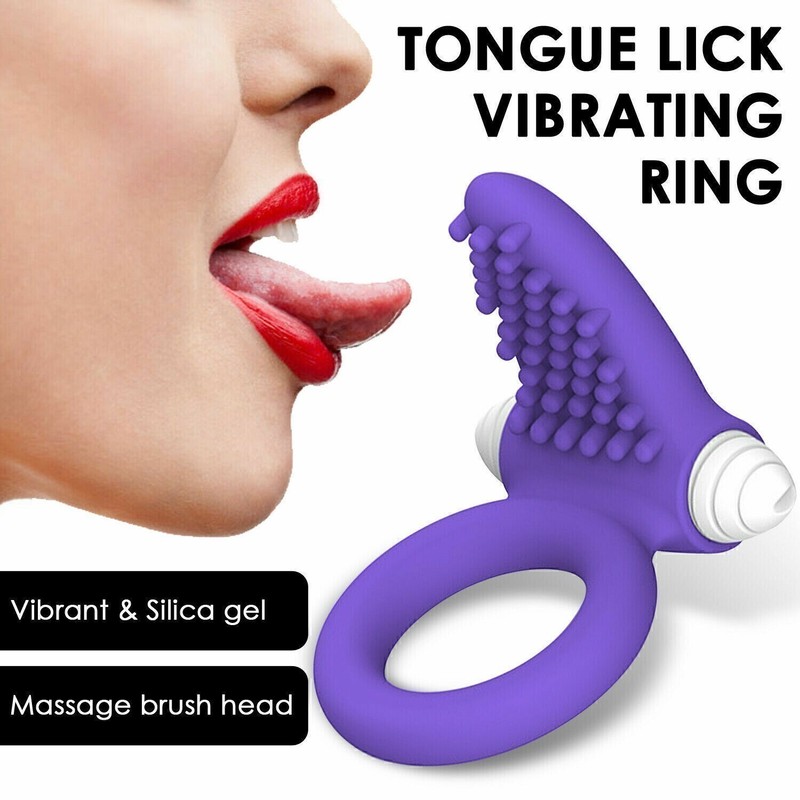 Anneau de Pénis Vibrant Durcit Retarde Éjaculation Cockring Sextoy Pénien Homme