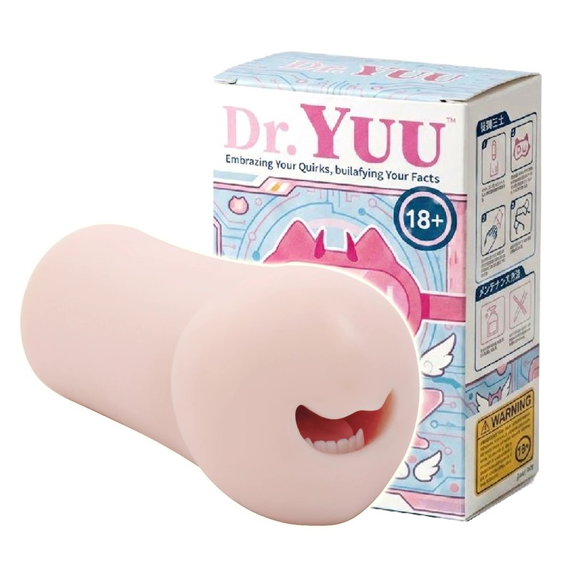 YUU Male Masturbator Realistic Mouth Deep Throat Pocket Pussy Blowjob with…