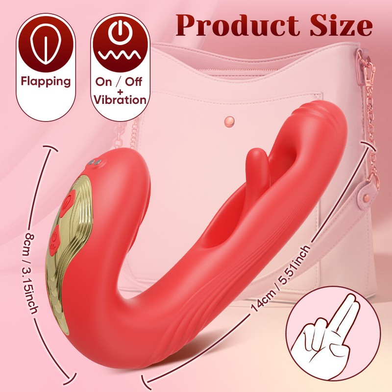 Patting Rabbit Vibrator Tapping G-spot Dildo Massager Flapping Sex Toy For Women gallery