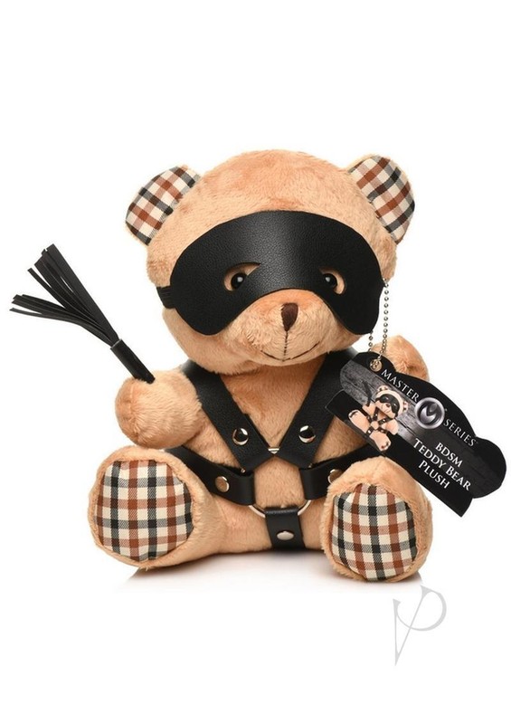 Master Series BDSM Plush Teddy Bear – Tan