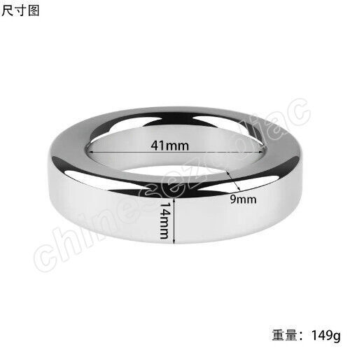 Stainless Steel Penis Ring Cock Rings Penis Lock Enhancer Sex Toys Men gallery