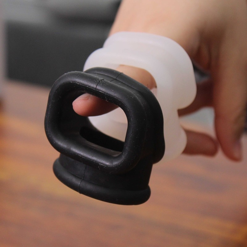 Male Penis Cock Ring Scrotum Testicle Ball Stretcher Delay Time for Adults BDSM gallery