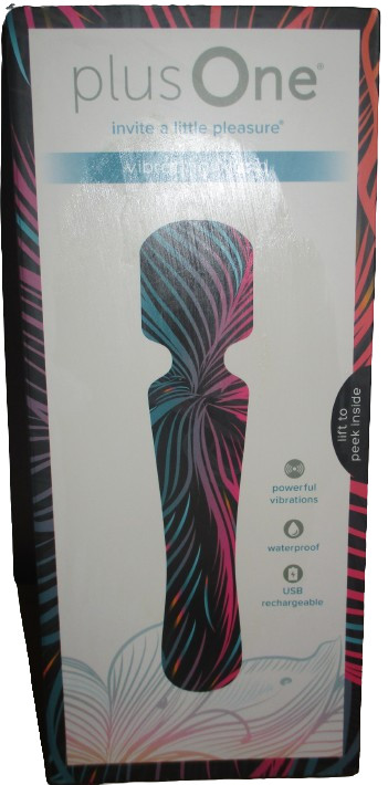 Plus One vibrating wand massager sex toy orgasm 10 different settings waterproof