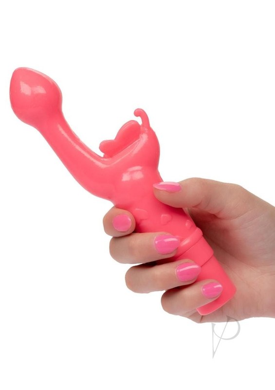 Rechargeable Butterfly Kiss G-Spot Rabbit Vibrator - Pink gallery
