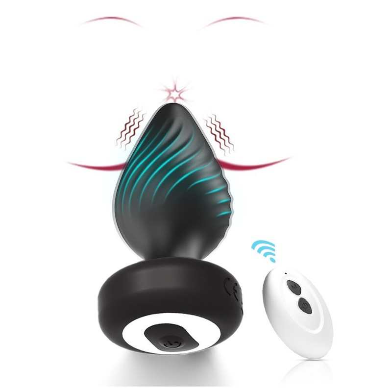 Small Anal Vibrating Butt Plug Prostate Massager Sex Toys for Women Men Remote