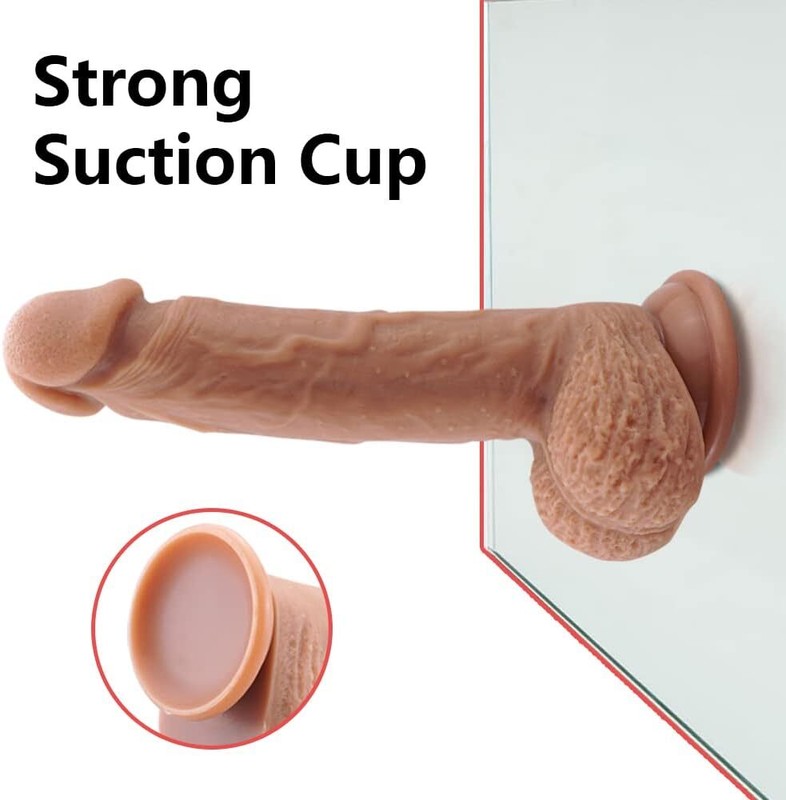 Silicone Suction Cup Dildo Machine Realistic Huge Cock Women Sex Toys Thick Dong gallery