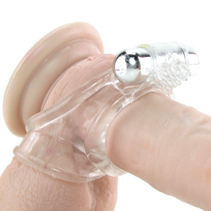 Super Stud Vibrating Cock Sling Penis Balls Support Enhancer Prolong Sex Toys