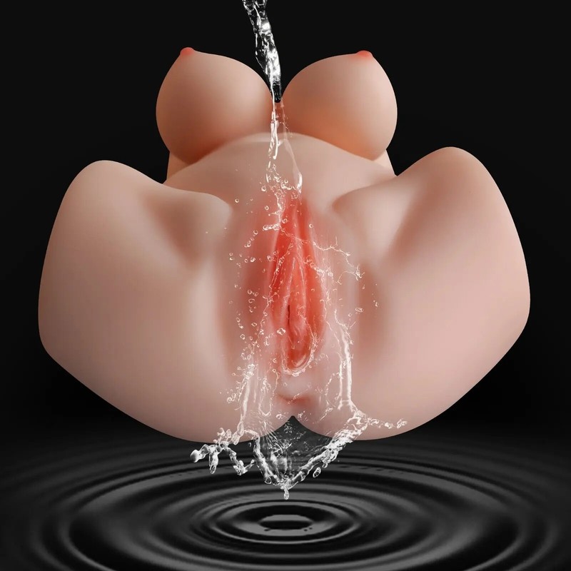 Lifelike Sexy Female Torso Sucking Vibrating Sex Dólls Adult Toy for Men Hot US gallery