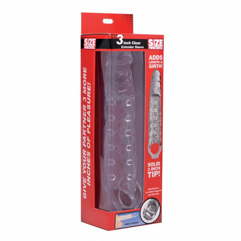 Size Matters 3 inch penis-extender Cock Sleeve Male Erection Enhancer Sex Toy