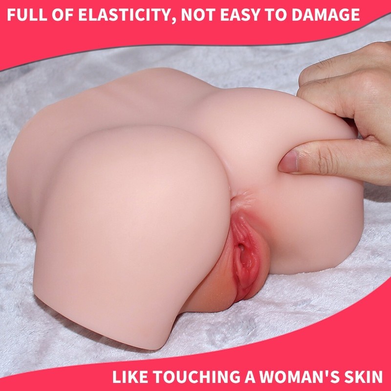 Male Masturbaters Realistic Vagina Anal Pocket Pussy Sex Toys for Men Sex Doll