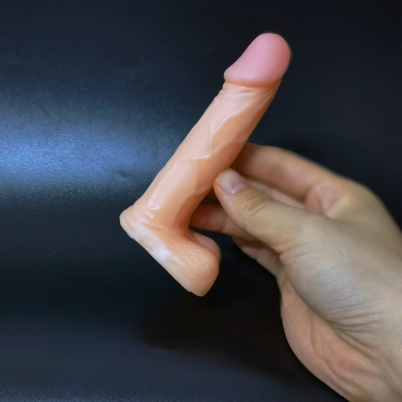 4 Inch Realistic-Small-Beginner-Penis-Anal-Dildo-Sex-Cock-Prostate-Butt Plug-Toy gallery