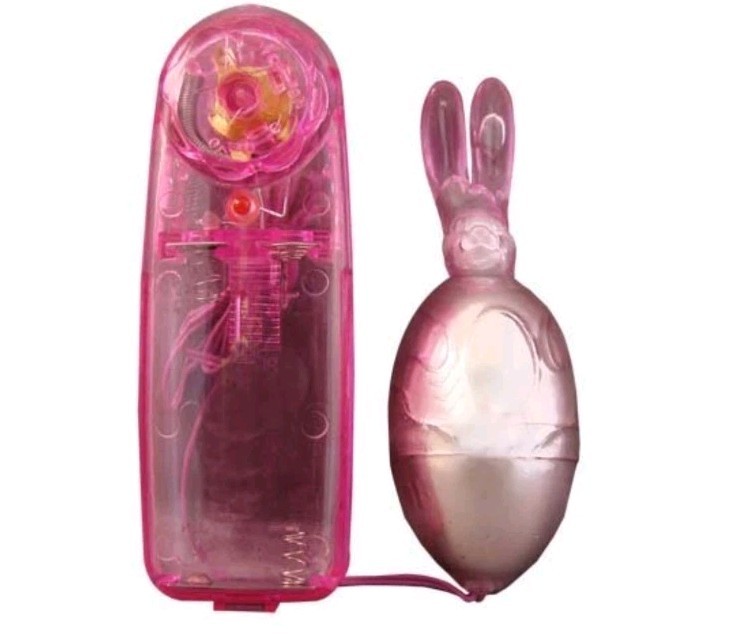 Doc Johnson The Bunny Mutli-Speed Soft Jelly Stimulator Egg Pink