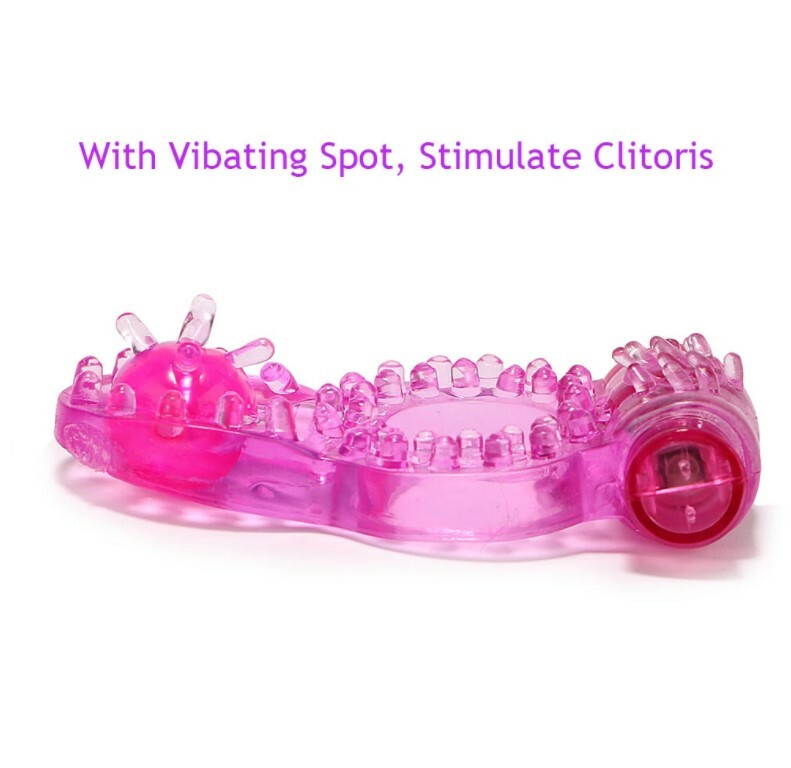 Couple Vibrator G-spot Clit Dildo Massager Cock Ring Adult Sex Toy-For-Women Men gallery