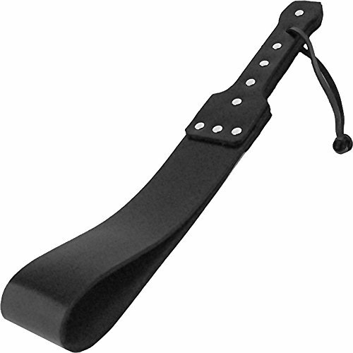 Rouge Folded Leather Paddle Black gallery