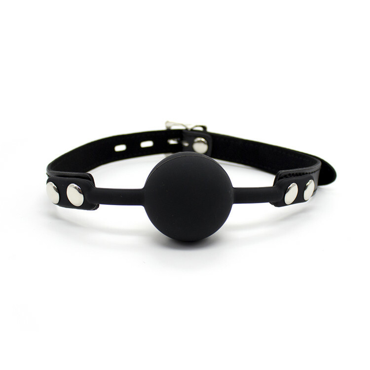 Open Mouth Ball Gag O-Ring Lips BDSM Game Bondage Stuffed Oral Fixation Sex Toys