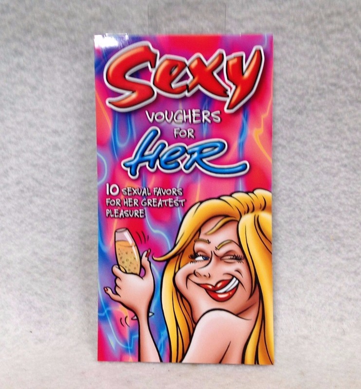 Sexy Vouchers for Her 10 Couples Coupon Spice Up Anniversary Birthday Pride Gift