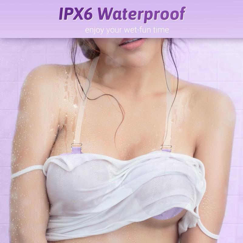 Sex Toys Nipple Vibrator with APP Straps Public Wearable Toys for Women Female gallery