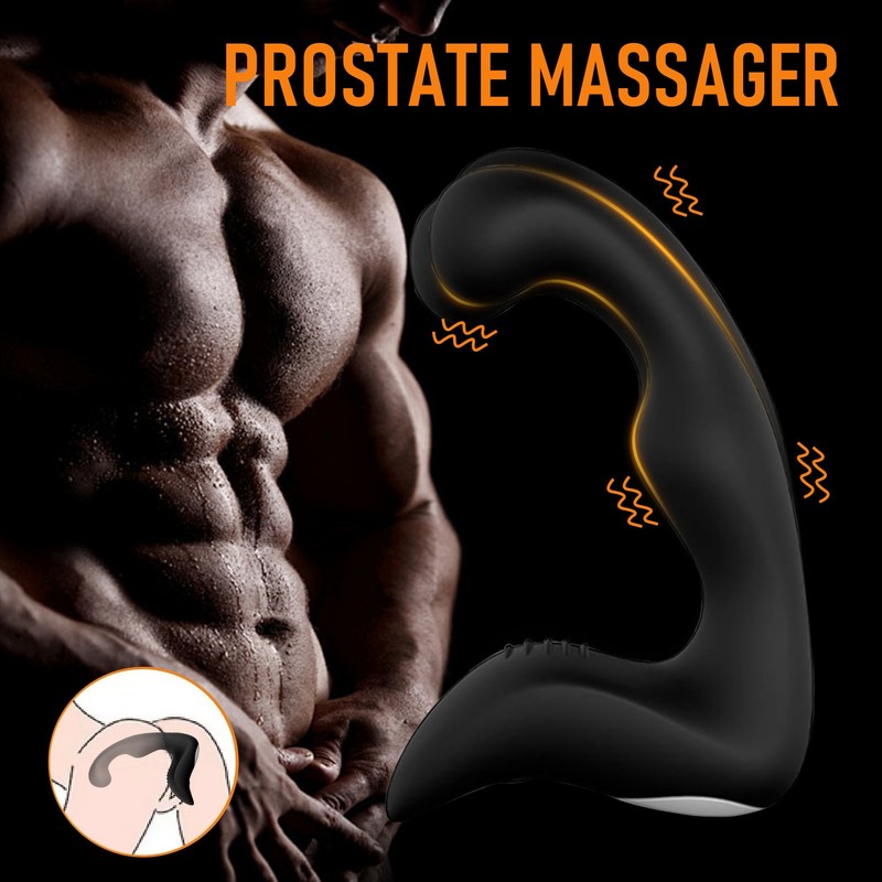 Remote Powerful Flapping Prostate Massager Dual Motor Male Waterproof Vibrators gallery