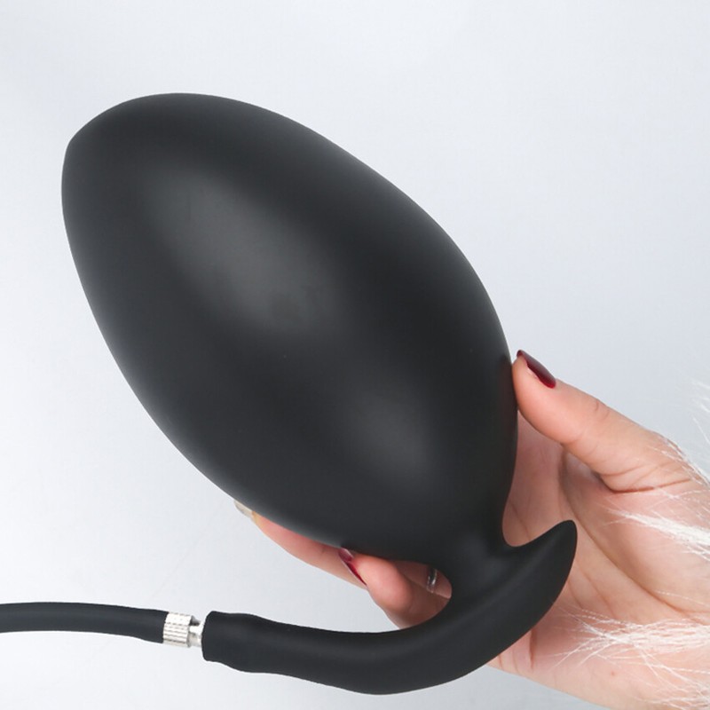 Big Inflatable-Huge-Dildo-Pump-Vaginal-Anal-Expandable-Penis-Butt-Plug-Adult-Toy gallery