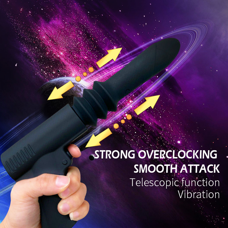Gun Thrusting Rotation Dildo G-Spot Vibrator Clit Massager Sex Toys For Women US