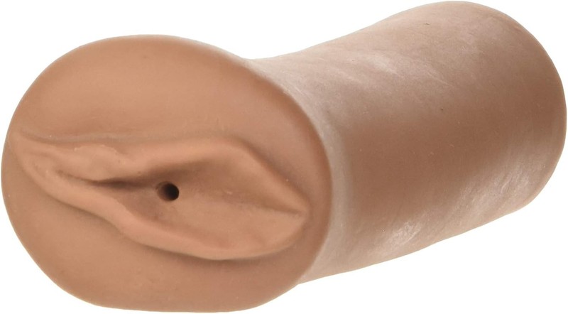 Blush Mamacita Pocket Pussy Soft Hand Held Ribbed Real Feel Male Masturbator gallery