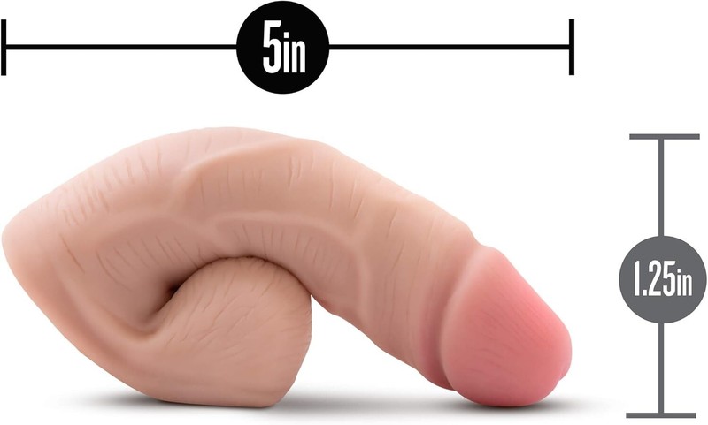Eden Soft Realistic Packing Dildo Cock 5&Prime; Length 1.25&Prime; Width Adult Sex Toy