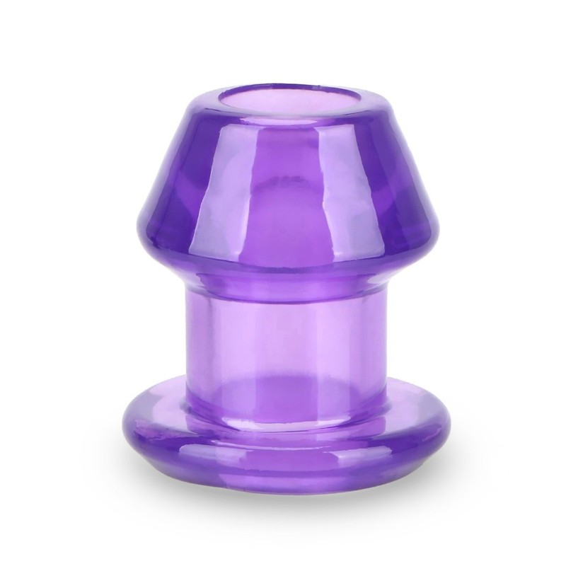 Jelly Full Access Hollow Anal Expanding Stretching Tunnel Dilator Butt Plug