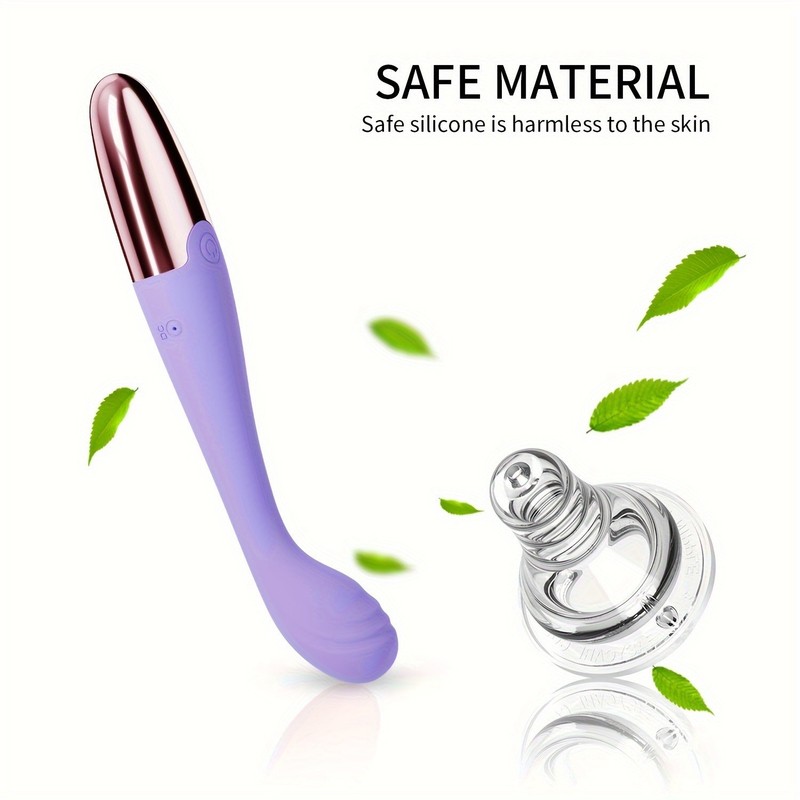Quiet 10-Mode G-Spot Vibrator for Women USB Rechargeable Silicone Wand Pink gallery