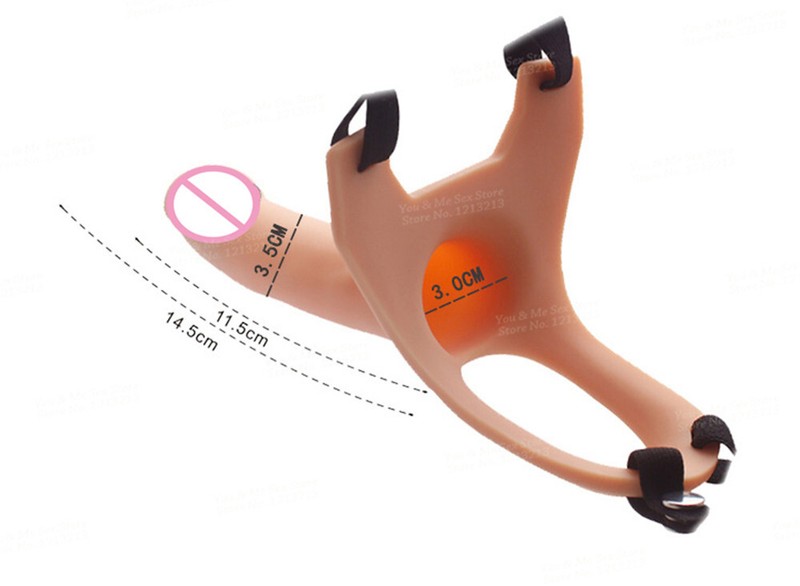 Wireless Remote Hollow Strapon Dildo Vibrator 10 Speeds Penis Strap on Sex Toys