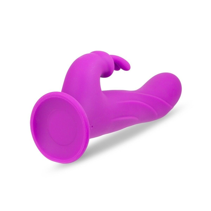 Vibrating Spinning Rotating G-spot Clit Rabbit Vibrator Dildo Suction Cup gallery