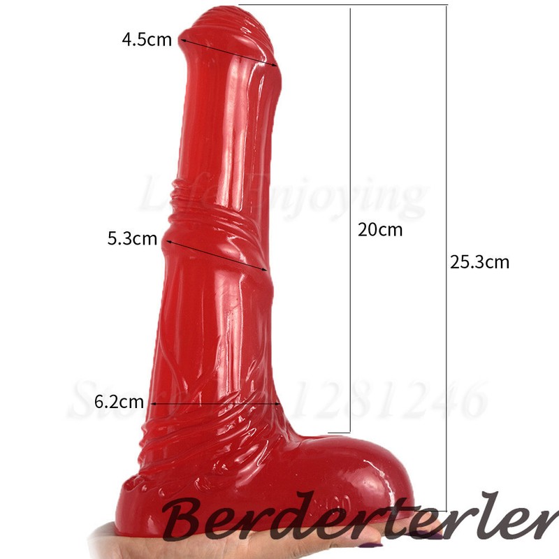 Super Large Long Dildo Sucker Fake Penis Vagina Stimulate Transparent Sex Toys gallery