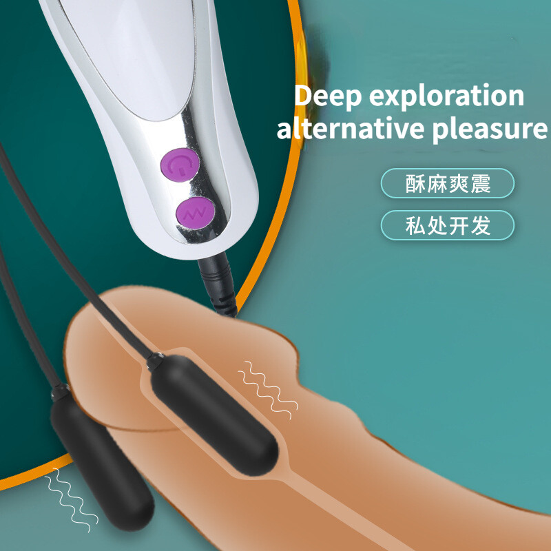 Electric Urethral Silicone Plug Dilator Electro Penis Plug Enhancer E-Stim Male gallery