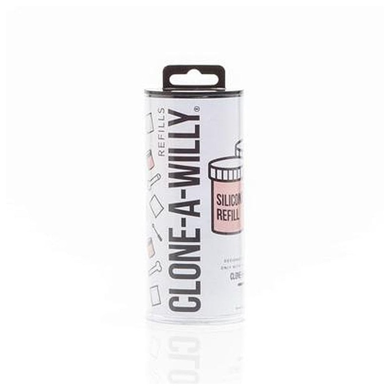 CloneAWilly Liquid Rubber Refill Light Tone Dildo