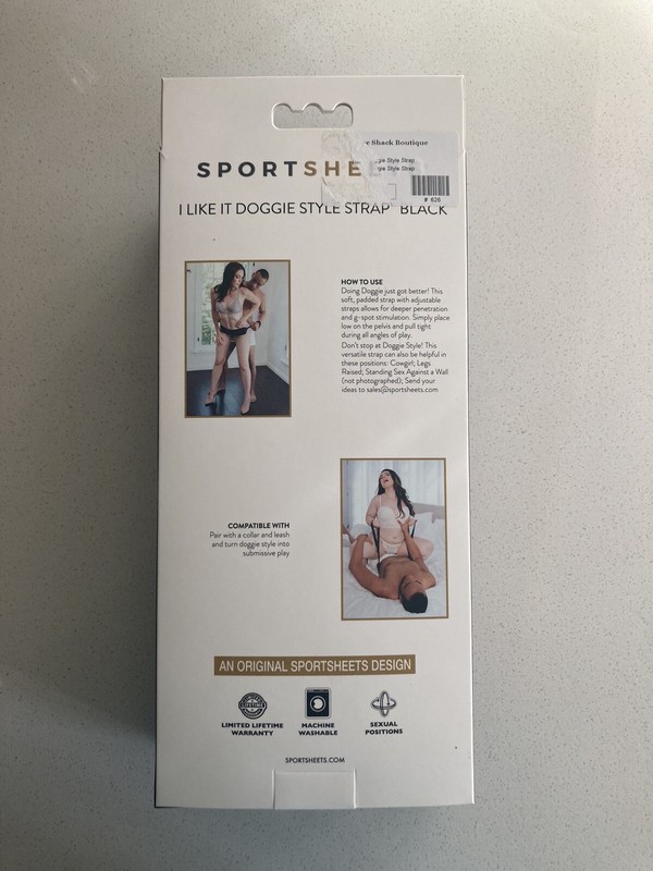 Sportsheets I Like It Doggie Style - Black New Never Used gallery