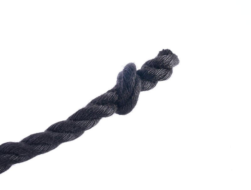 Core by Kink Cotton Rope, 50 Feet, Black gallery