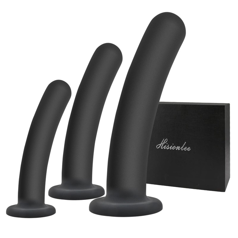 Anal Dildos Anal Plug Training Set,3 Sizes Silicone Butt Plug Anal Trainer Ki…