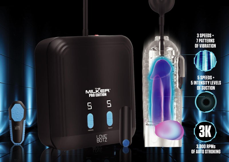 The Milker Pro Edition with Automatic Stroking, Suction and Vibration gallery