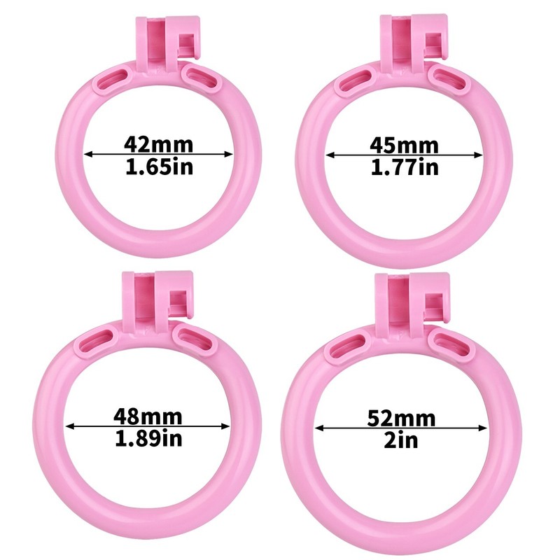 Resin Male Chastity Cage Penis Cage With Belt Metal Urethra Tube BDSM Lock Rings gallery