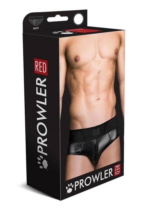 Prowler RED Wetlook Brief – Large – Black