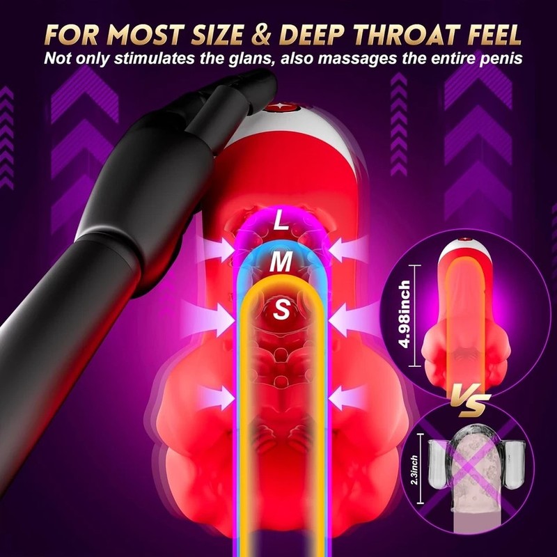 4IN1 Penis Vibrator Pocket Pussy Pump Training Stroker Male Masturbator for Men gallery