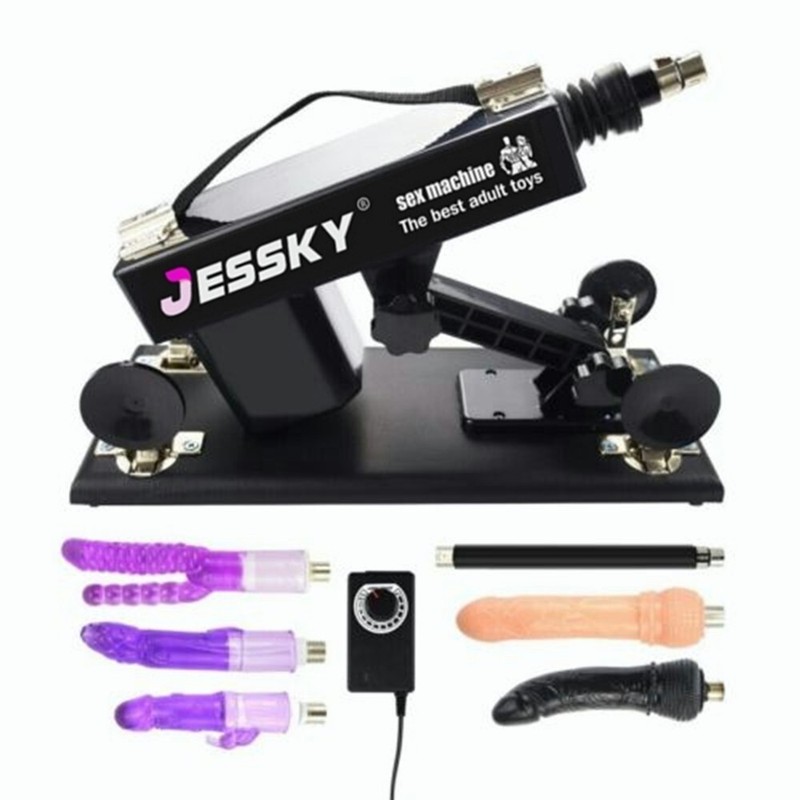 Thrusting-dildo Machine 3XLR Connector Sex Machine Extension rod 5 Dildo Sex Toy