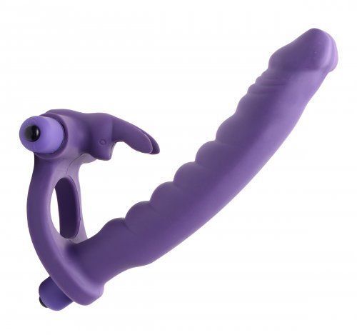 FRISKY DP Vibrating Rabbit Penis Ring Adult Vagina Anal Adult Sex Toy gallery